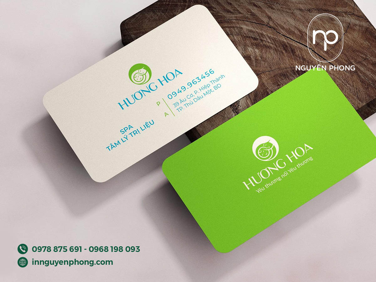 Mẫu in namecard tại Nguyên Phong bắt mắt người mới